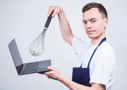 Louis cofondateur des Cuistots Migrateurs