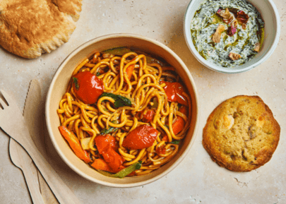 plateau repas végan