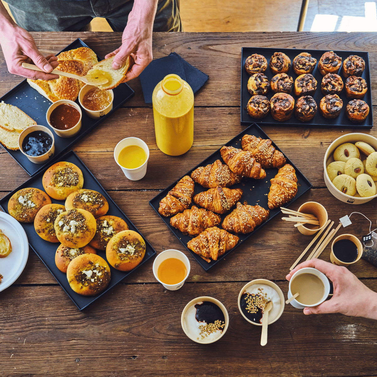 mise en scène petit déjeuner
