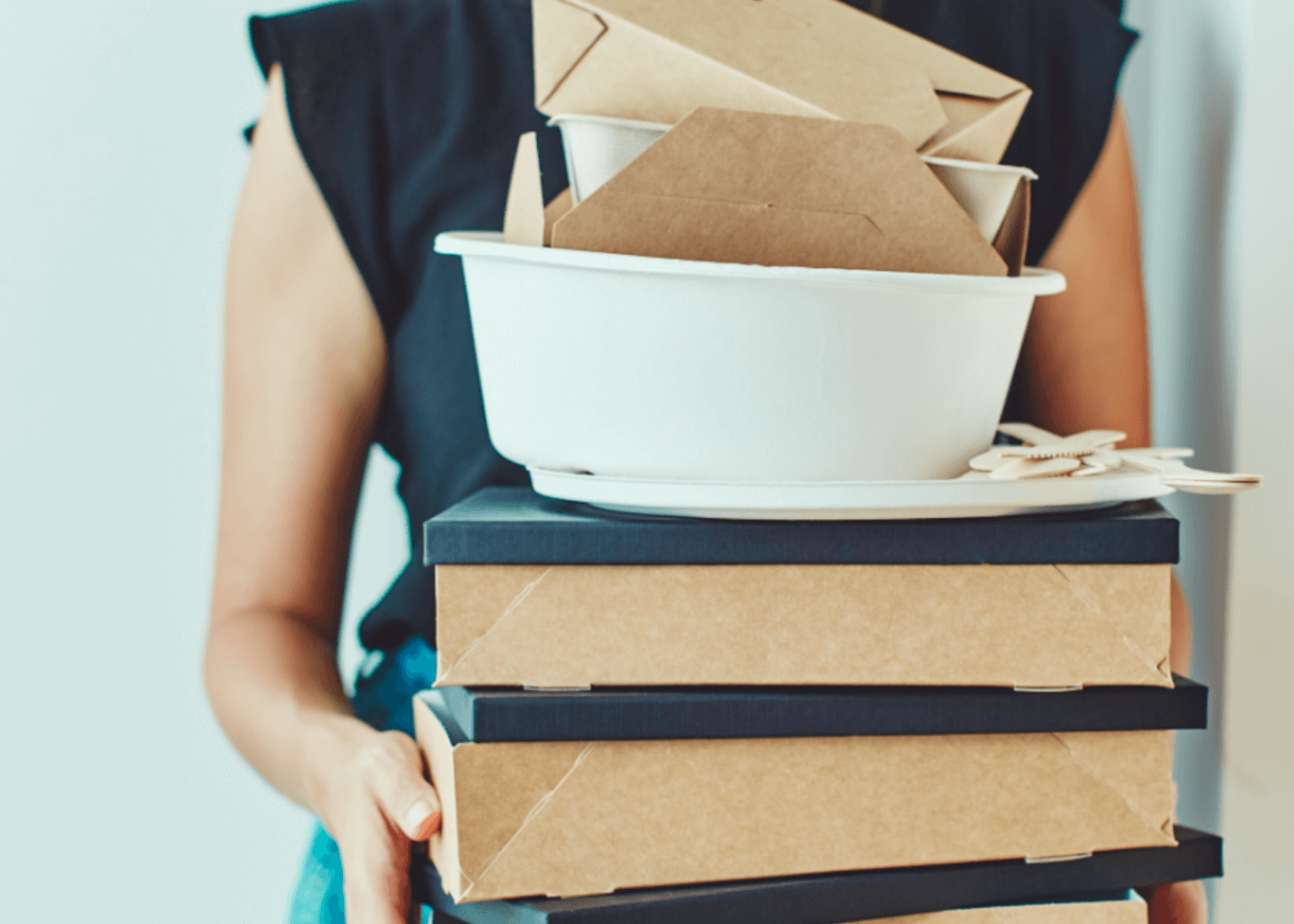 Traiteur engagé, nous utilisons des emballages recyclés et recyclables